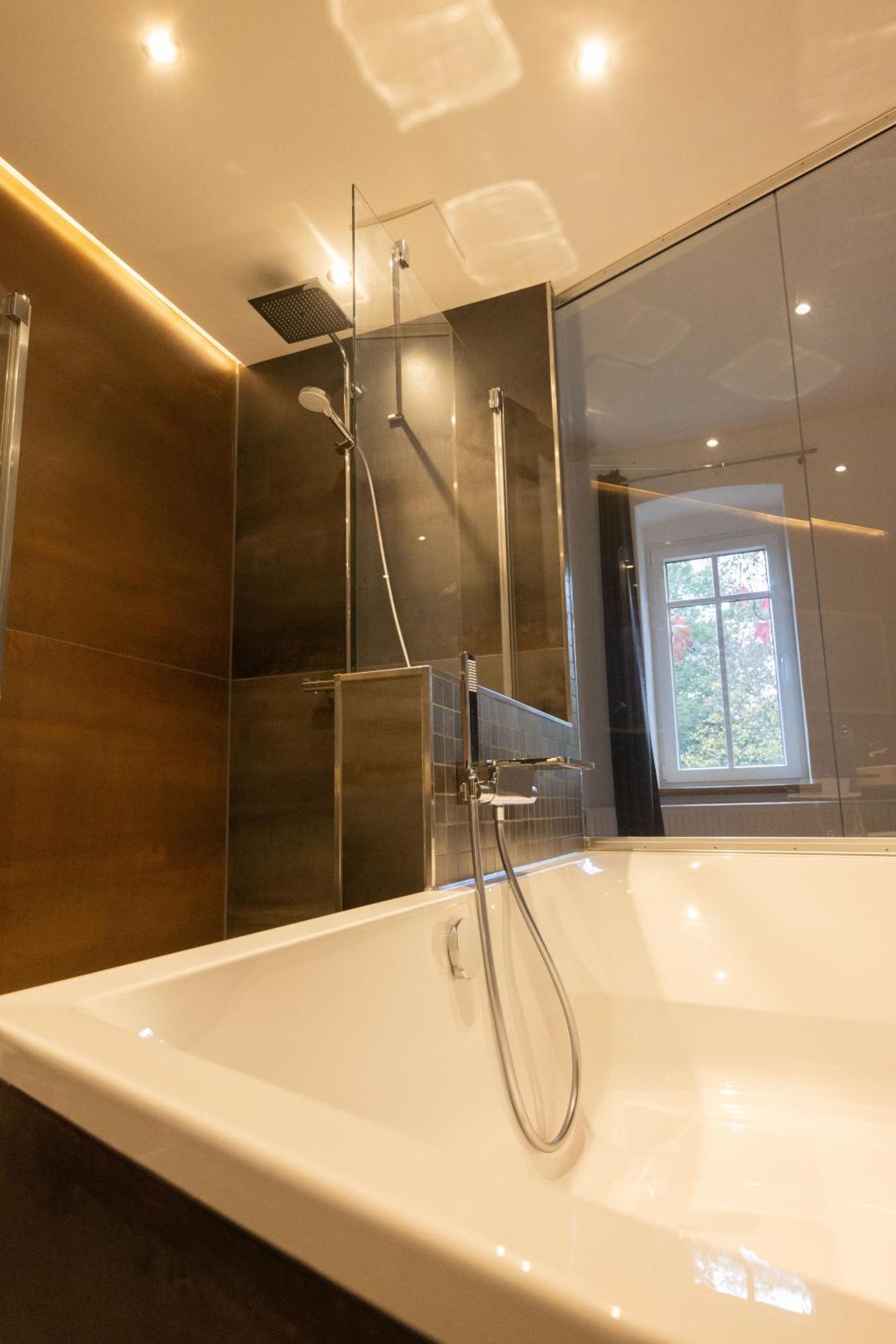 Loft Apartment Mit Grosser Badewanne B Mugeln Eksteriør bilde